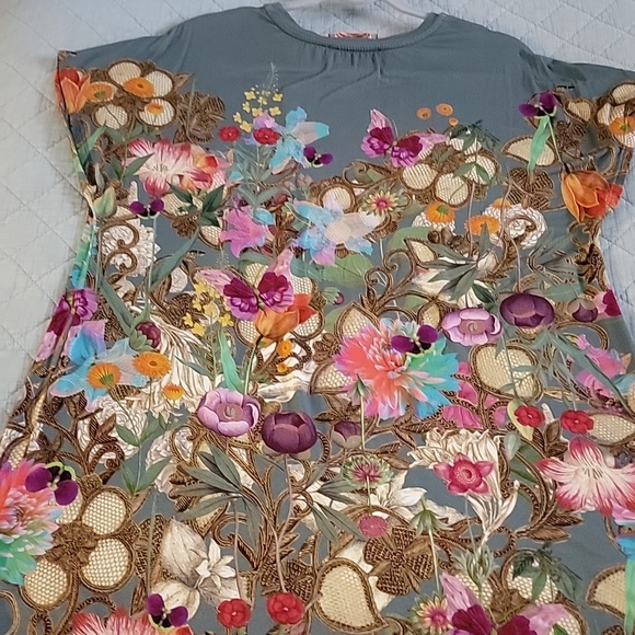 EUC Johnny Was Sz Xl Janie Nurto Tunic Top - Picture 3 of 5